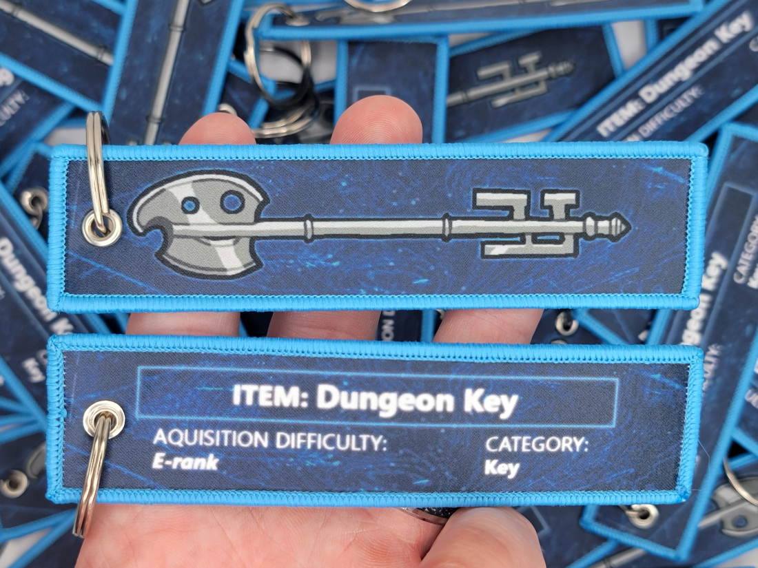 Solo Leveling Dungeon Key Jet Tag