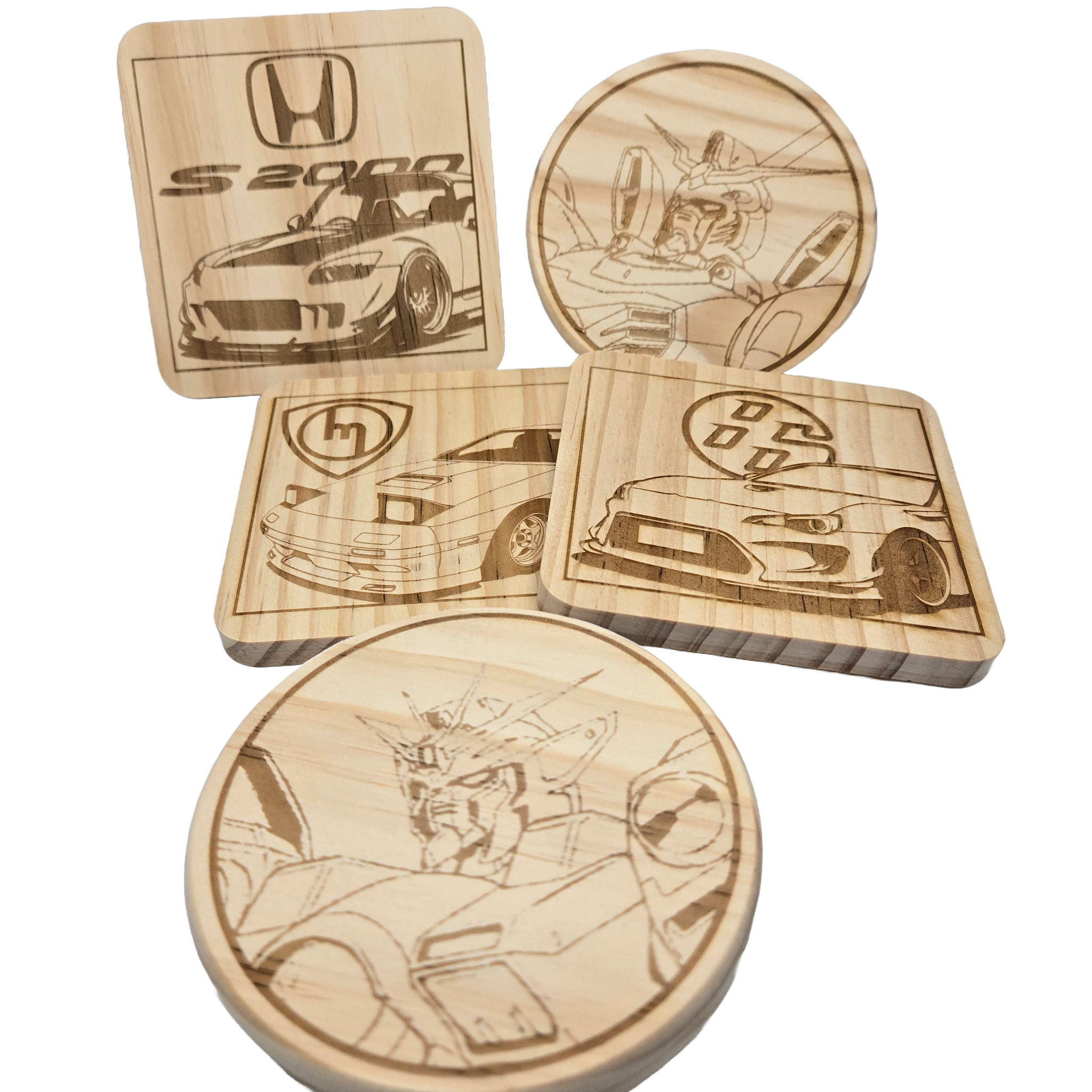 Laser Engraved Coasters