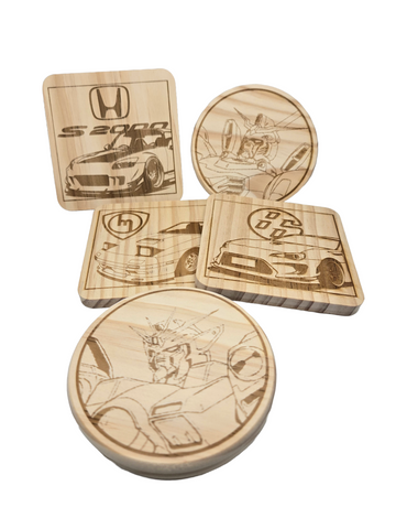 Laser Engraved Coasters
