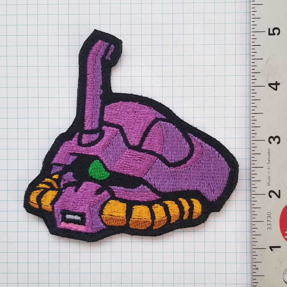 Efreet Head Patch Schneid/EXAM/Nacht